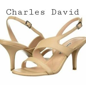 Charles David "Carmina" nude heel. Sz 12M